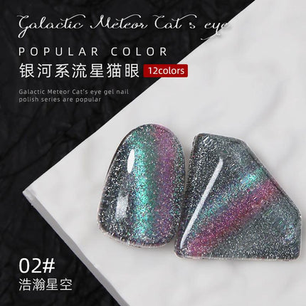 Nail Color Glue Galaxy Cat Eye YSN016 - Chic Decent