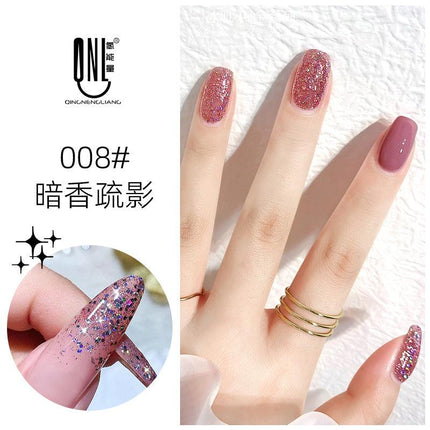 Nail Color Glue Glitter Effect YSN009 - Chic Decent