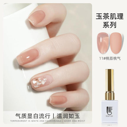 Nail Color Glue Jade Tea Texture YSN017 - Chic Decent