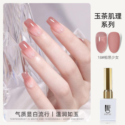 Nail Color Glue Jade Tea Texture YSN017 - Chic Decent