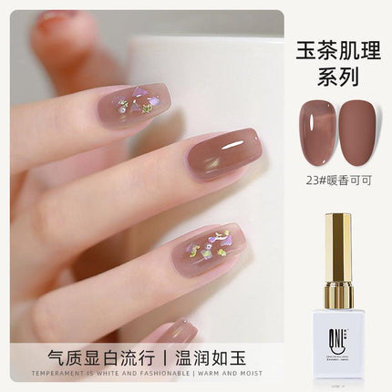 Nail Color Glue Jade Tea Texture YSN017 - Chic Decent