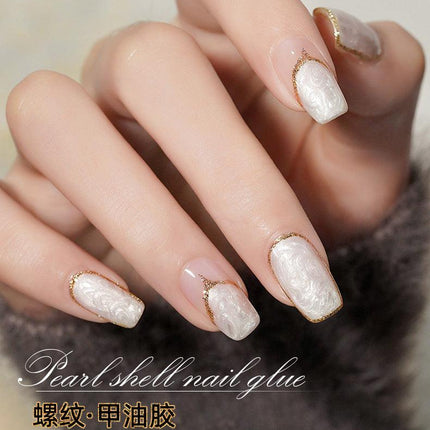 Nail Color Glue Pearl Shell Effect YSN010 - Chic Decent