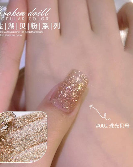 Nail Color Glue with Sequins YSN013 - Chic Decent