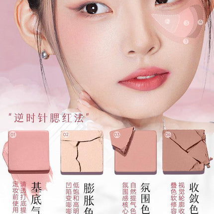 Judydoll Qixi 4Color Blusher JD138 - Chic Decent