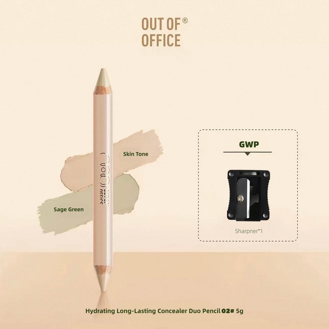 OUTOFOFFICE - Hydrating Long-Lasting Concealer Duo Pencil 5g