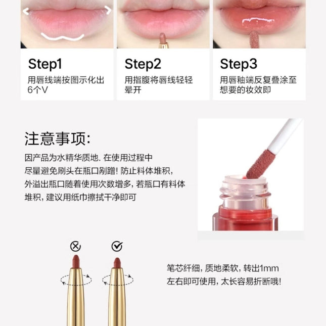 OUTOFOFFICE - 2IN1 Essence Lipliner n Gloss 1.7g
