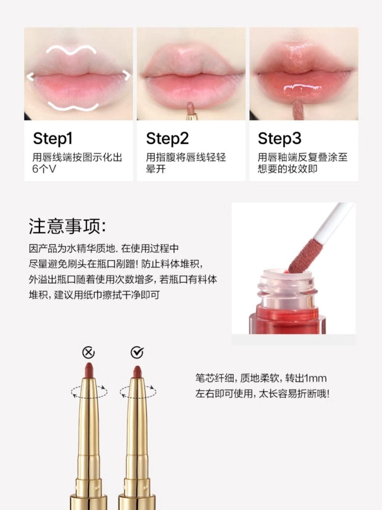 OUTOFOFFICE 2IN1 Essence Lipliner n Gloss 1.7g