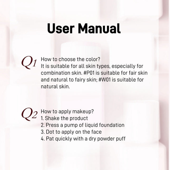 Oh Wonder - Watery Long Lasting Liquid Foundation 20g