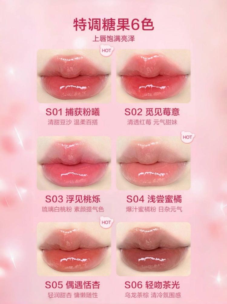 PINK BEAR Sugar Glossy Lipstick Moisturizing Lip Care PB024