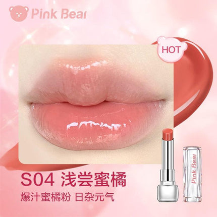 PINK BEAR Sugar Glossy Lipstick Moisturizing Lip Care PB024