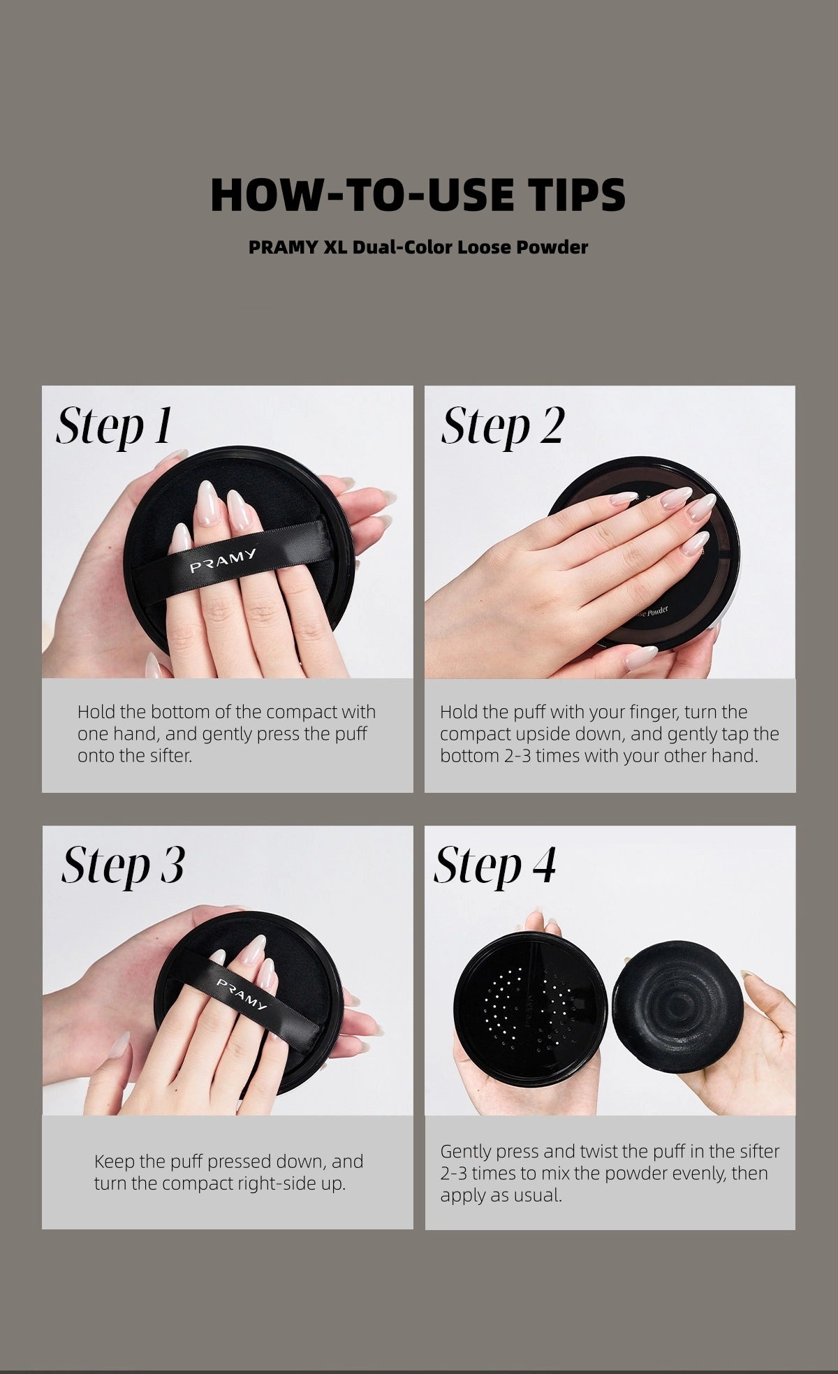 PRAMY - XL Dual-Color Loose Powder 28g