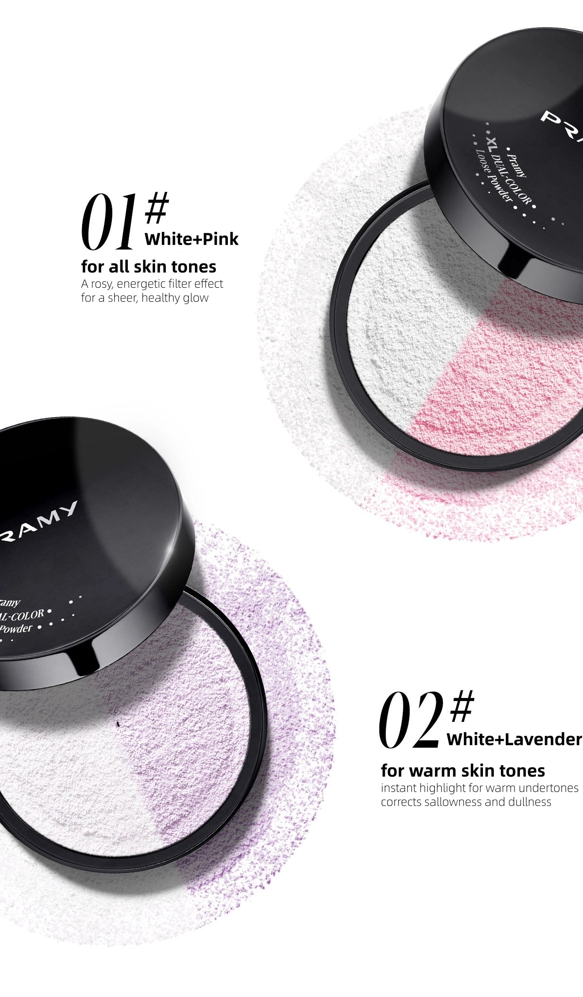 PRAMY - XL Dual-Color Loose Powder 28g