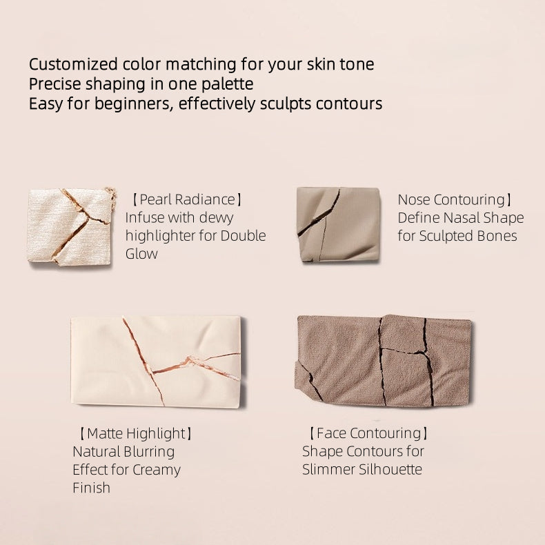 Palette de poudre contouring pratique Pink Bear 10 g