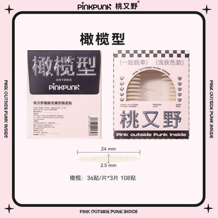 PinkPunk Arrebol Double Eyelid Sticker Light Skin Color PNP002