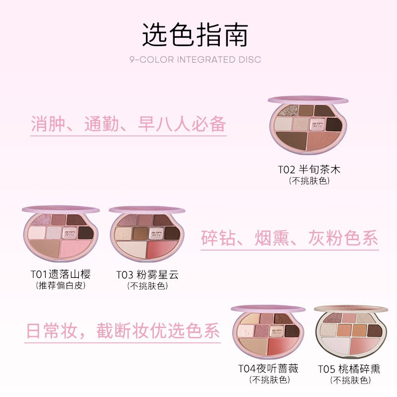 Romantic Beauty Floral Comprehensive Makeup Palette Chic Decent Beauty