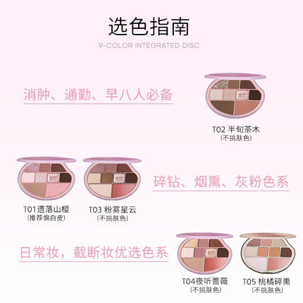 Romantic Beauty - Floral Comprehensive Makeup Palette 14g