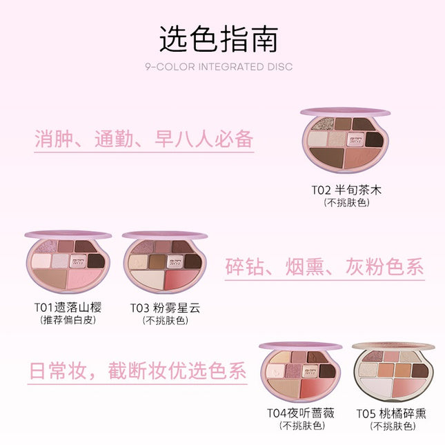 Romantic Beauty - Floral Comprehensive Makeup Palette 14g