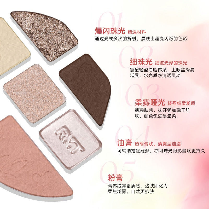Romantic Beauty Floral Comprehensive Makeup Palette Chic Decent Beauty