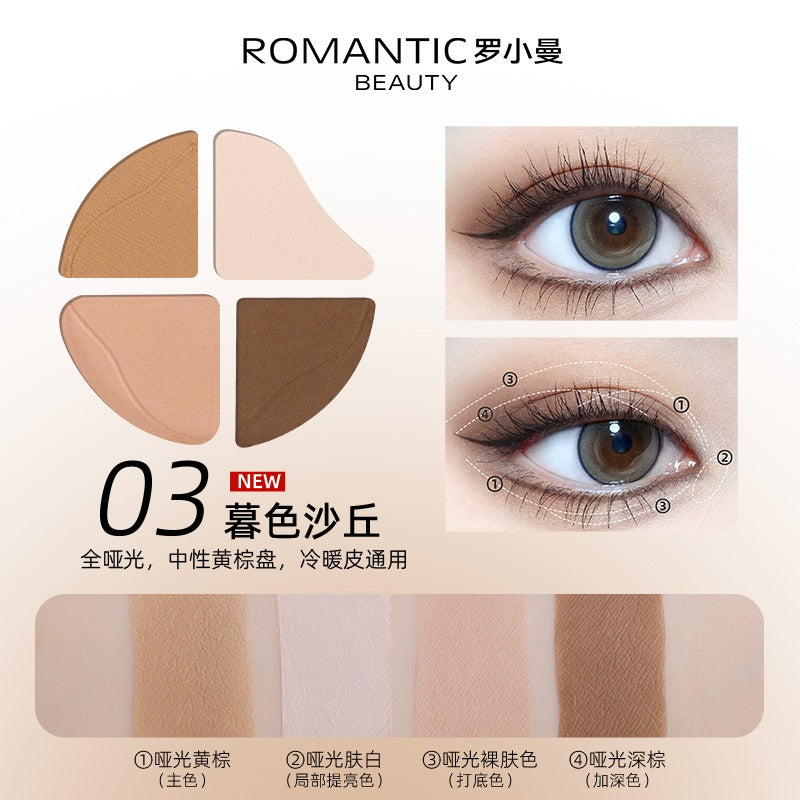 Romantic Beauty Four Color Eyeshadow RMT026