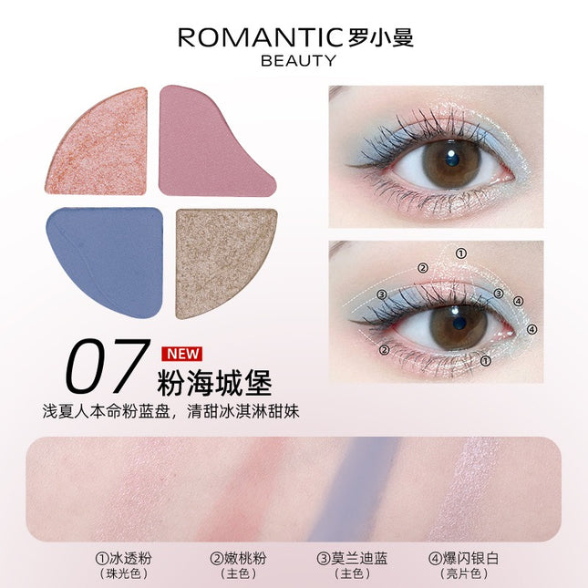 Romantic Beauty - Four Color Eyeshadow 2g