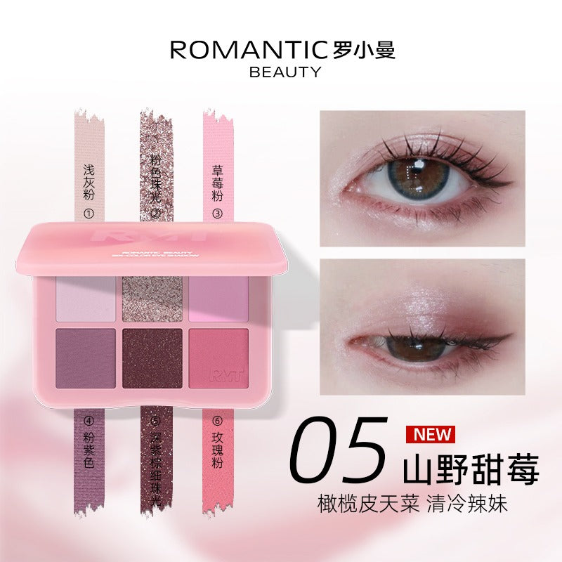 Romantic Beauty Six Color Eyeshadow RMT009