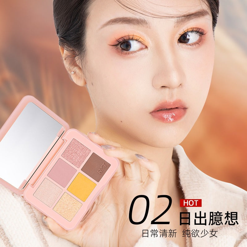 Romantic Beauty Six Color Eyeshadow RMT009