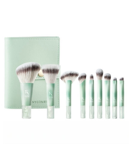 Rownyeon Cloud Inked Makeup Brush Mini Set 9 in With Bag RY021