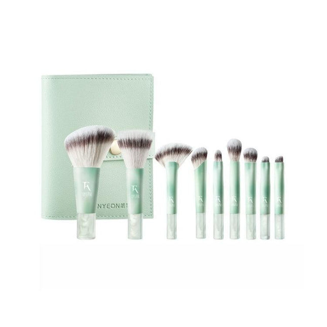 Rownyeon - Cloud Inked Makeup Brush Mini Set 9 in With Bag