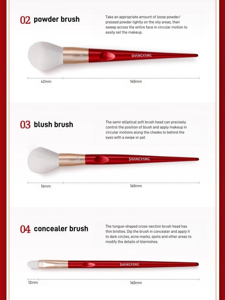 Shang Yang Beauty Face 10 Brushes Set