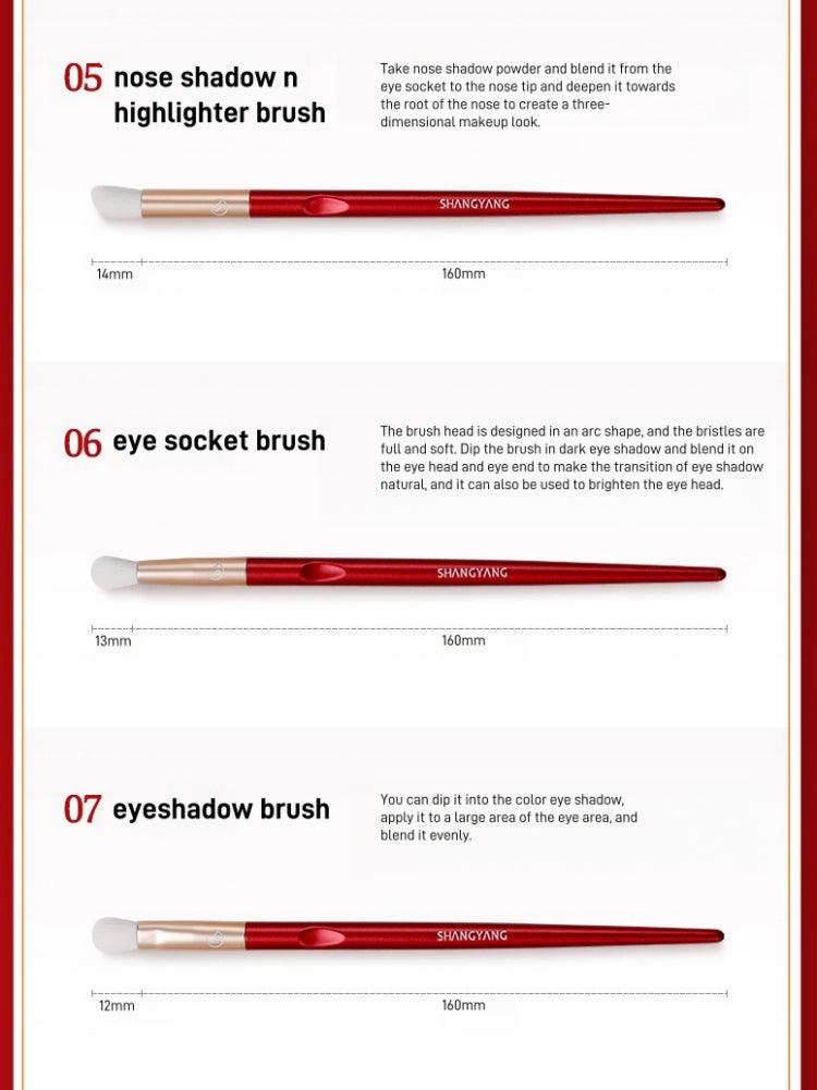 Shang Yang Beauty Face 10 Brushes Set