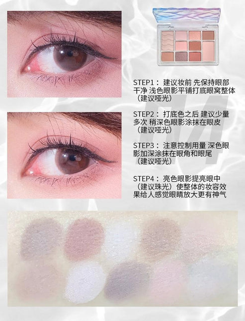 Shedella Ripple Eyeshadow Palette SDL11 - Chic Decent