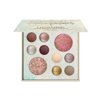 UCANBE - 10 Color Baked Beauty Face Palette 17.44g