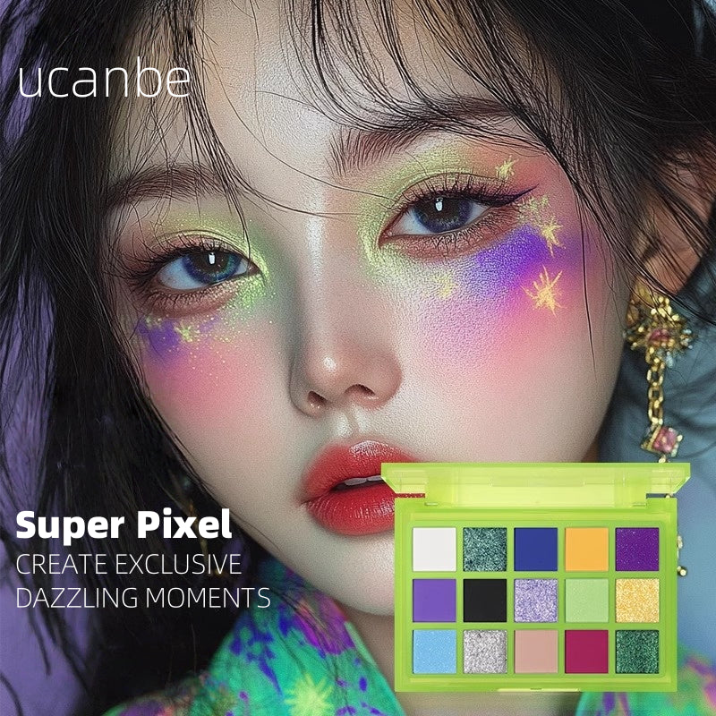 UCANBE 15色眼影盘 Super Pixel 720mg*15