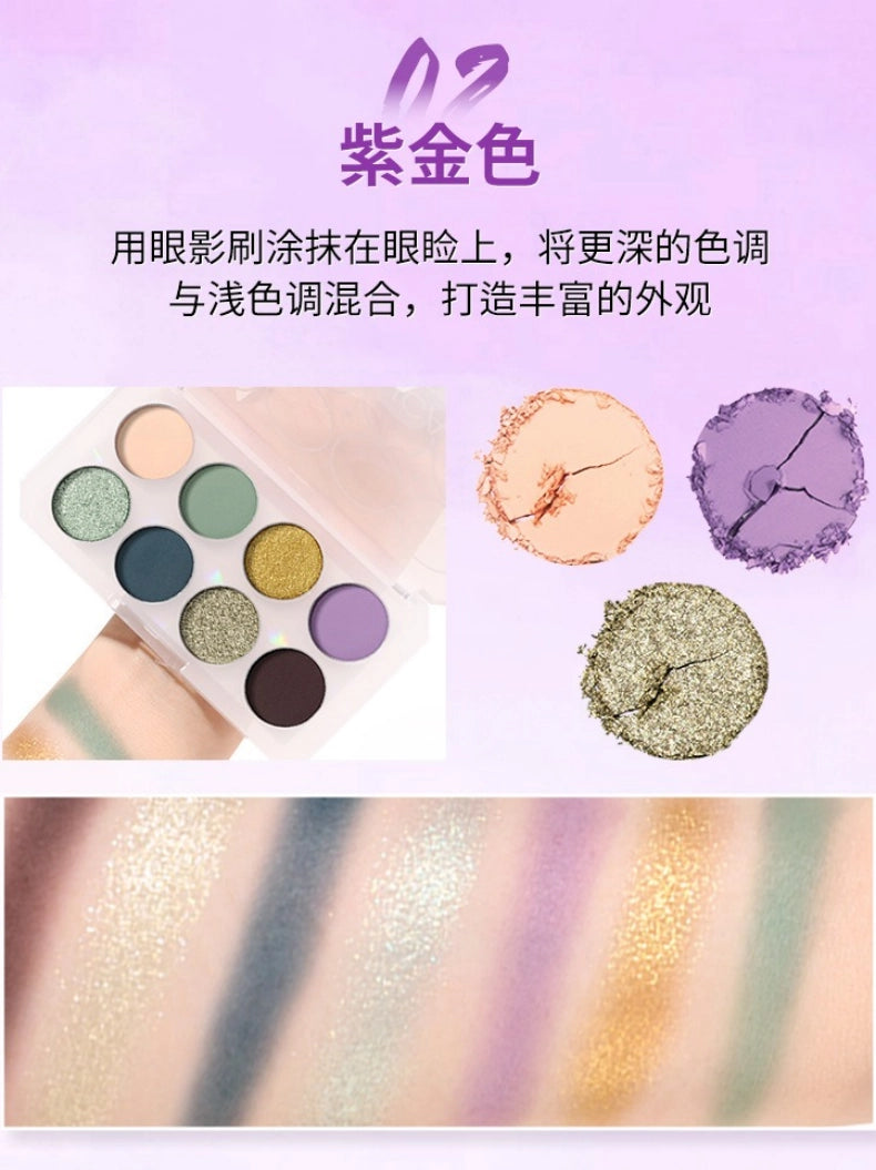 UCANBE 8 Colors Eyeshadow Palette Kyanite UCB011