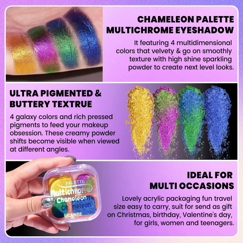 UCANBE Multichrome Chameleon Palette 4 Colors UCB012