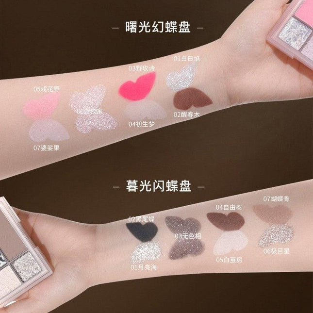 UNNYCLUB - The Trace of Phantom Butterfly Seven Color Palette 7.6g