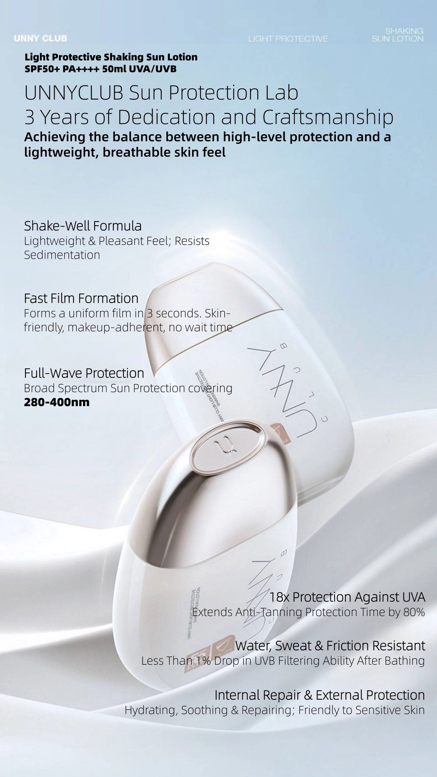 UNNYCLUB - Sunlotion 50ml SPF 50+ PA+++