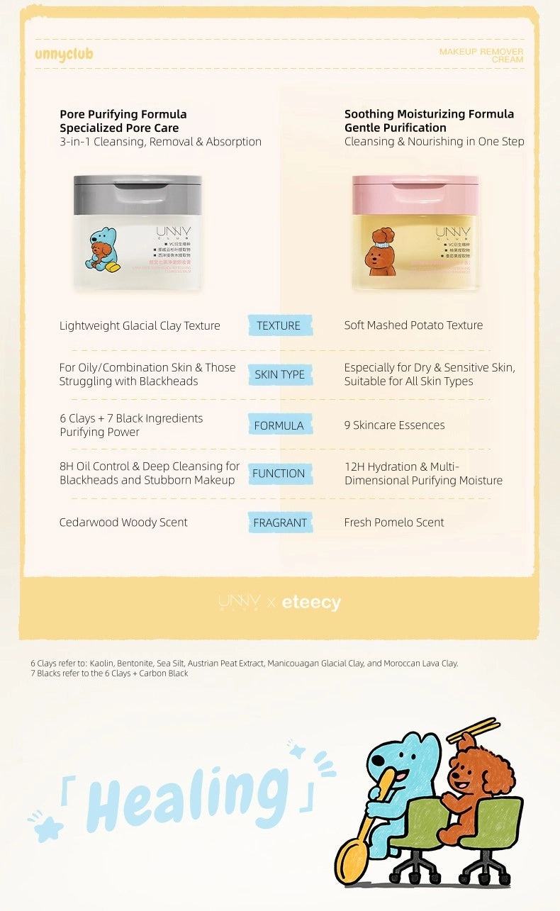 UNNYCLUB x eteecy - Refreshing Cleansing Balm 100ml
