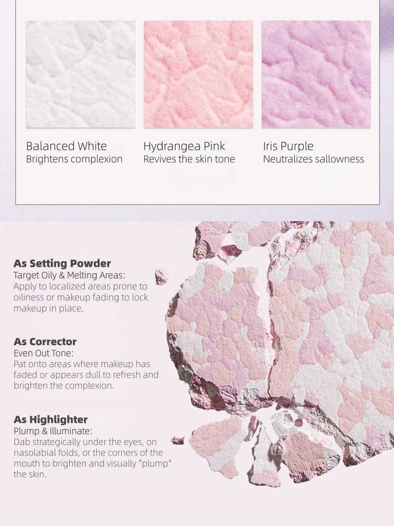 UNNYCLUB - Illusion Color Lightweight Setting Powder Compact 6g