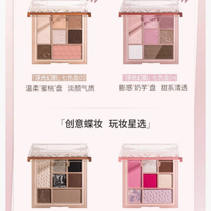 UNNYCLUB - The Trace of Phantom Butterfly Seven Color Palette 7.6g