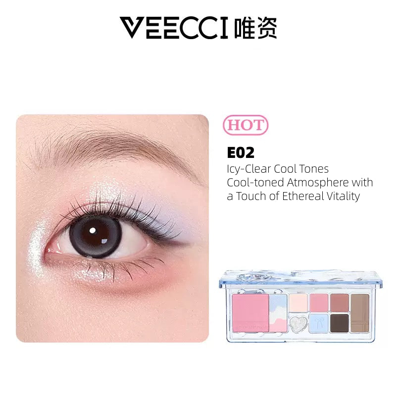 Color Block Multi Function Eyeshadow Palette 11g