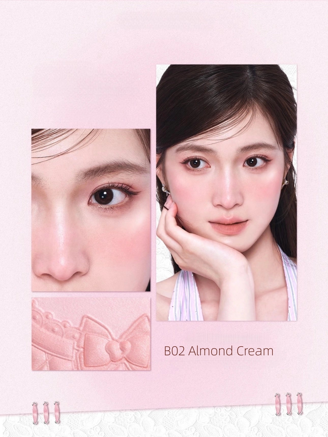 Veecci - Dream Lace Dual Satin Blush 7g