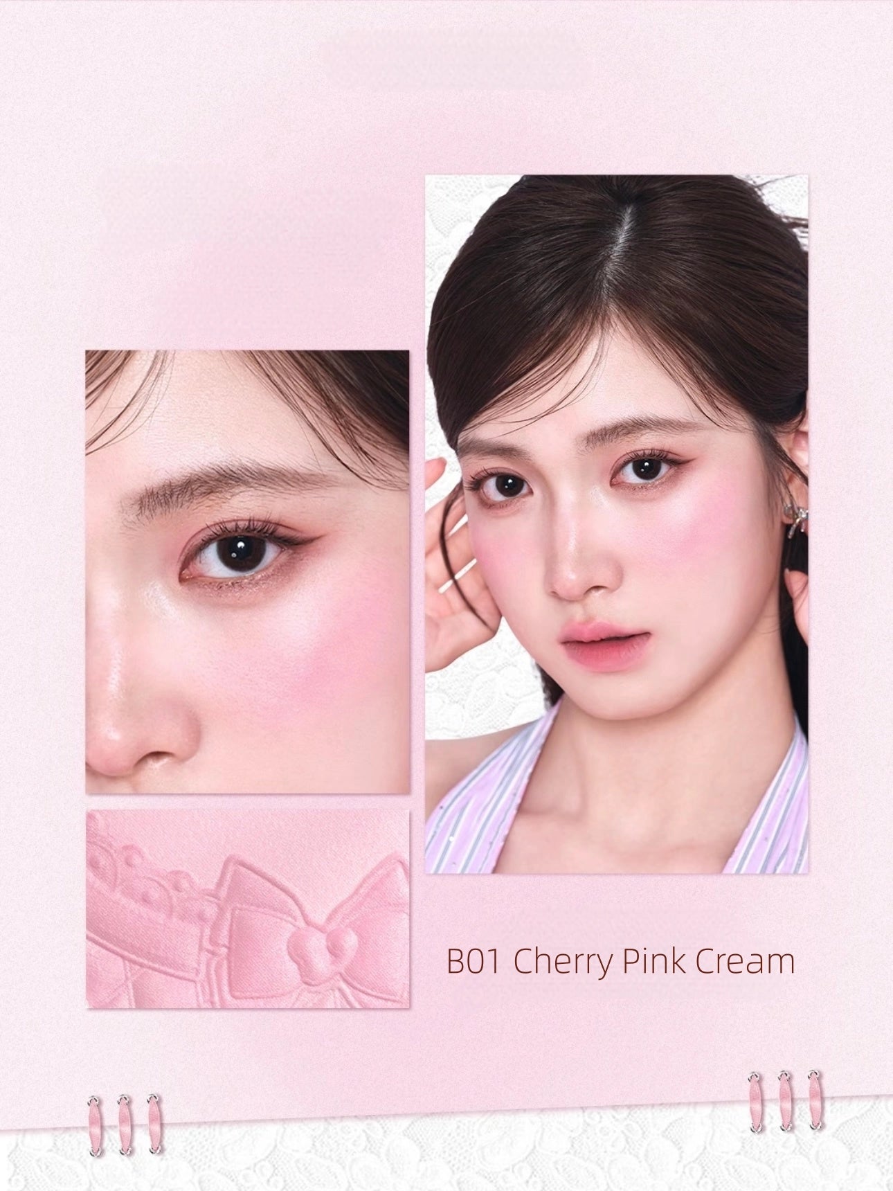 Veecci - Dream Lace Dual Satin Blush 7g