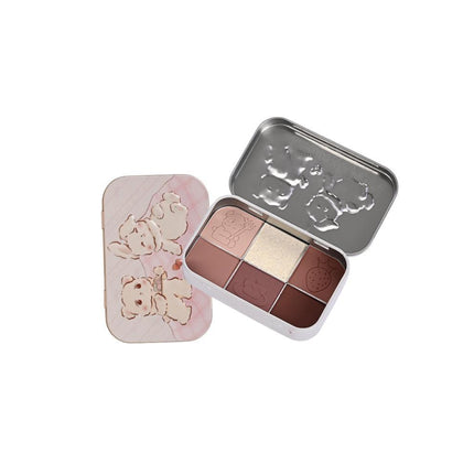 YIGUDIGU Candy Box Tea Party 6 Colors Eye Palette YGDG007