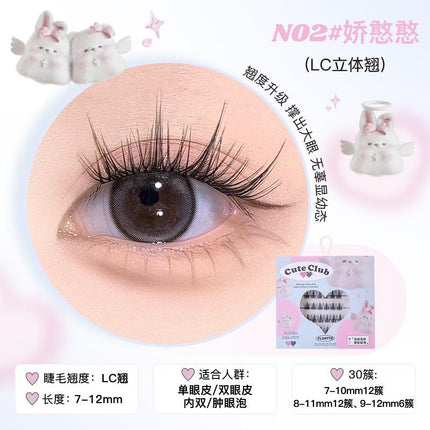 Flortte Super Beauty Glue Free Falsh Eyelash FLT080