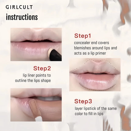 Girlcult Dual Purpose Pen Lip Liner Concealer GC031