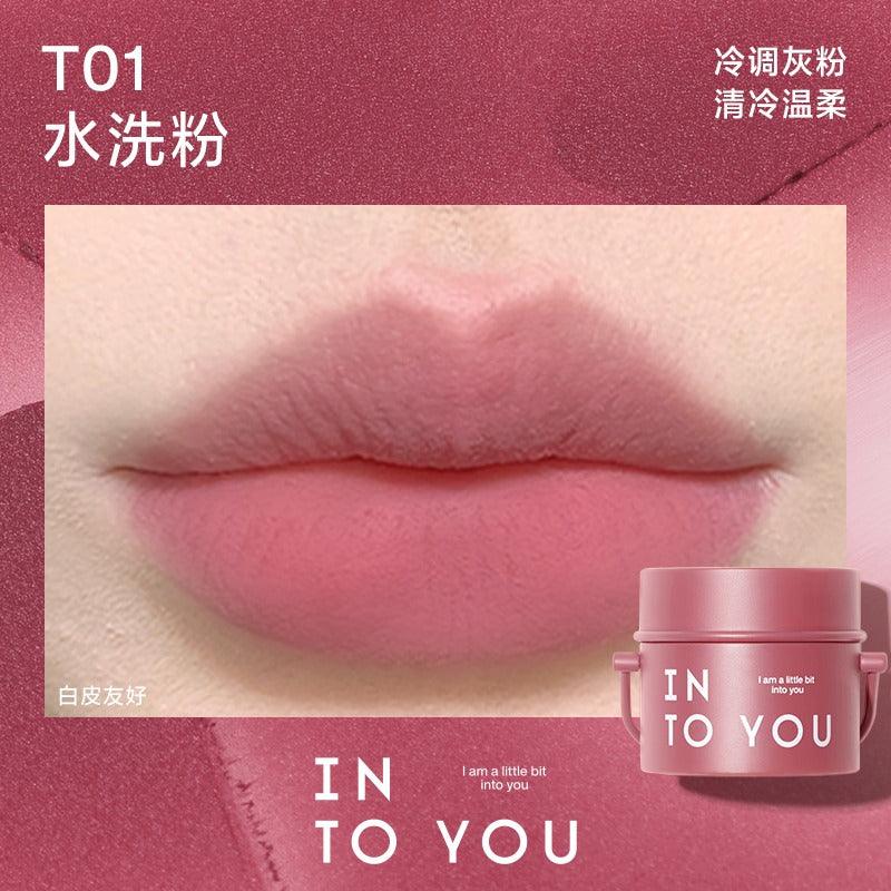 INTO YOU Matte Lip N Cheek Barrel Mud IY053