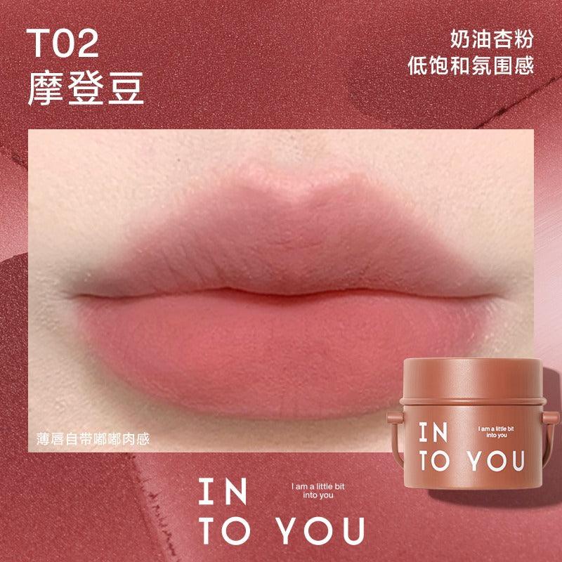 INTO YOU Matte Lip N Cheek Barrel Mud IY053