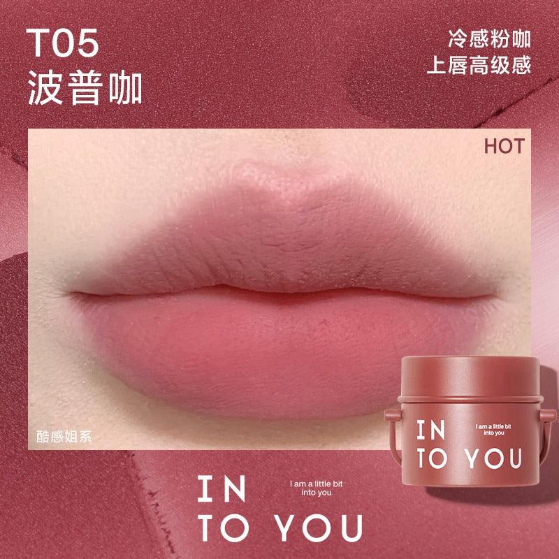 INTO YOU Matte Lip N Cheek Barrel Mud IY053