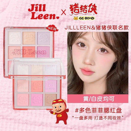 JILL LEEN GGBOND 9 Colors Blush Palette JL028